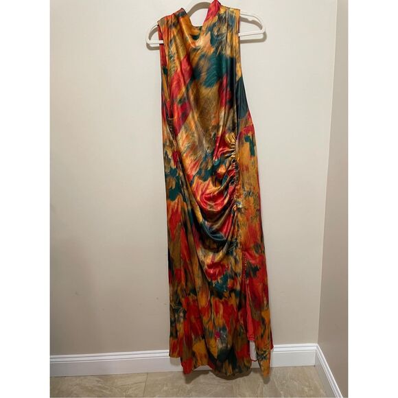 Let Me Be Abstract Print Maxi Dress Size 3XL - Picture 6 of 9